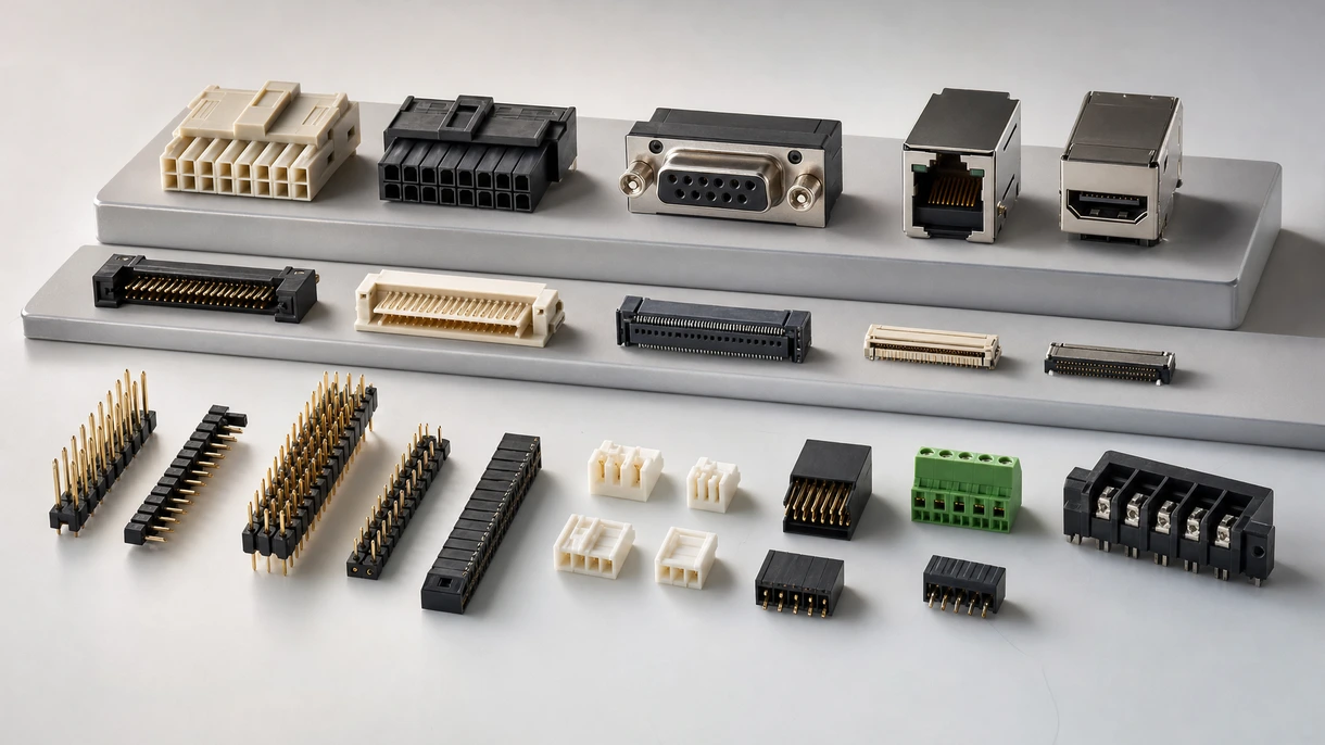 安装在专业航电组装环境内飞行控制计算机 PCB 上的航空航天级主板电连接器。