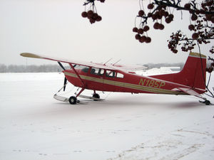 轻型飞机滑雪降落板 1