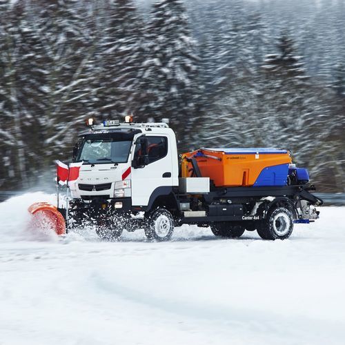 机场跑道铲雪车 - SNK series - AEBI SCHMIDT HOLDING AG - 倾斜刀板
