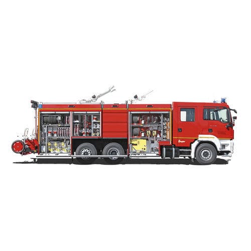 机场消防车 - TroTLF - ALBERT ZIEGLER GMBH - 快速干预 / 带有伸缩水炮