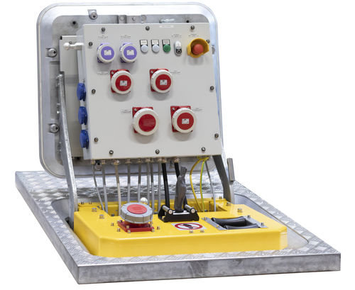 地面电源装置供电供气栓 - STANDARD HATCH PIT SYSTEM - ELECTROAIR - PCA / 跑道 / 库房
