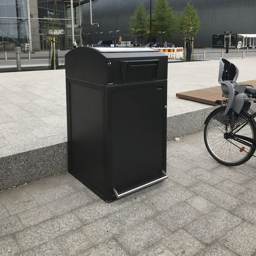 机场垃圾桶 - CITYSOLAR - FINBIN Products / Lehtovuori Oy - 落地式 / 垃圾分类