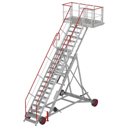 跑道活动梯 - 25 km/h adjustable - FORTAL - 维修 / 进出 / 直升机