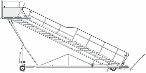 登船梯 - MSA series - FRANKE-AEROTEC GMBH - 移动式 / 飞机