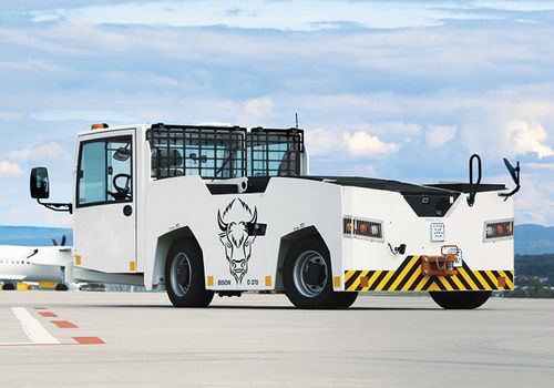 拖曳牵引车 - BISON D 370 - GOLDHOFER AKTIENGESELLSCHAFT/哥德浩夫 - 后推 / 飞机 / 电动