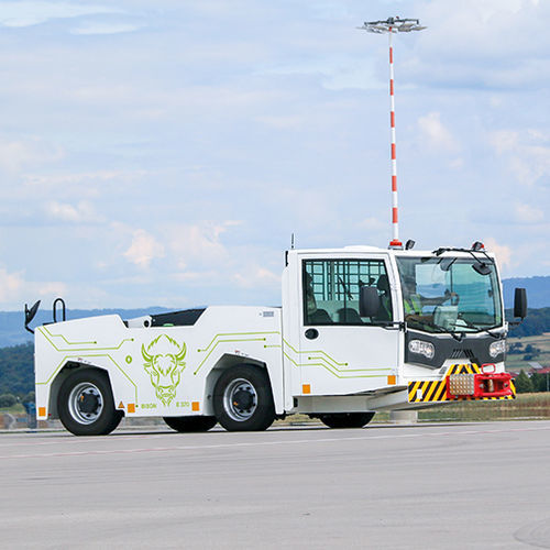 拖曳牵引车 - BISON E 370 - GOLDHOFER AKTIENGESELLSCHAFT - 后推 / 飞机 / 电动