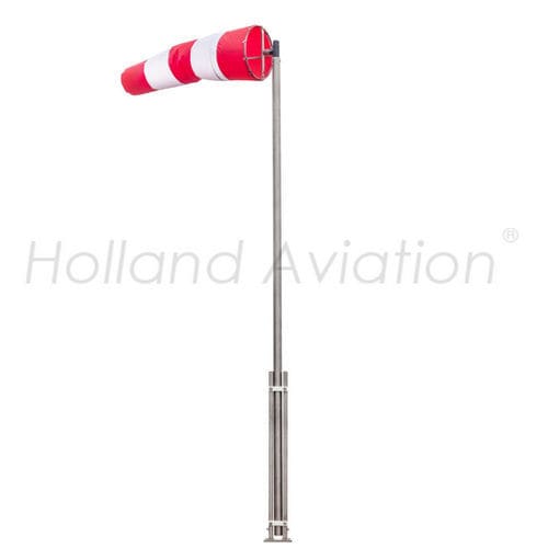 机场风向袋 - HA-120 RG - HOLLAND AVIATION B.V. - 直升机停机坪 / 带风杆 / 带内部照明