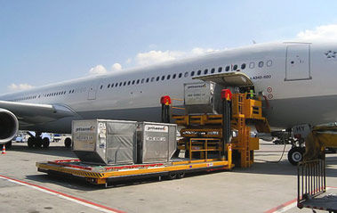 剪叉式升降装卸机 - CML 14-5.6 – CML 35-5.6 - LAWECO MASCHINEN- UND APPARATEBAU GMBH - 用于货物 / 机场
