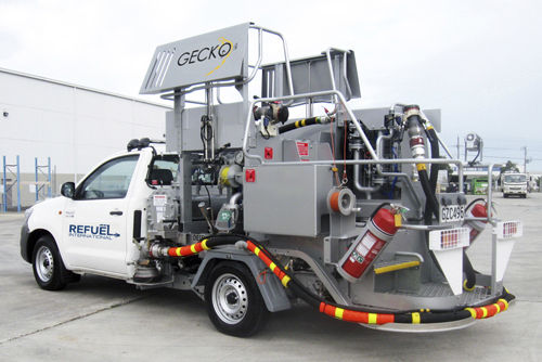 机场泵式加油车 - GECKO - REFUEL INTERNATIONAL - 卡车安装式 / 带升降平台