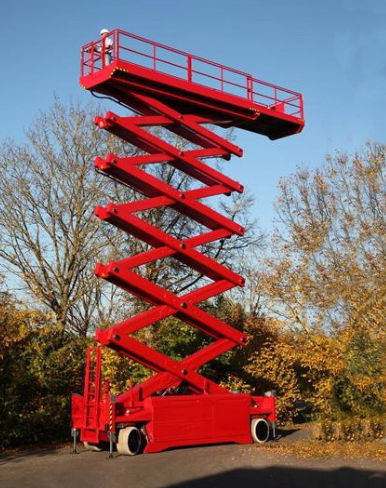 工作升降平台 - S275-24ES 4X4 - ROTHLEHNER ARBEITSBÜHNEN GMBH - 剪叉式 / 飞机 / 机场