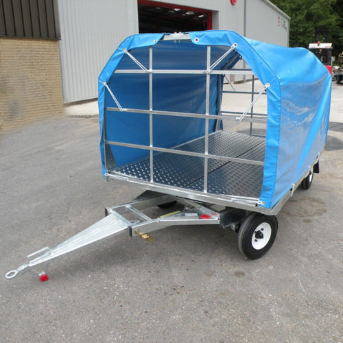 地勤行李车 - AB502 - SACO AIRPORT EQUIPMENT - 4轮 / 带篷布 / 开放式