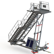 登船梯 - OT-22 - S-P-S BV - 移动式 / 飞机 / 技术人员用