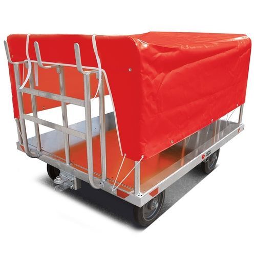 跑道行李车 - CARGO1713B - TIPS GSE - 4轮 / 带篷布