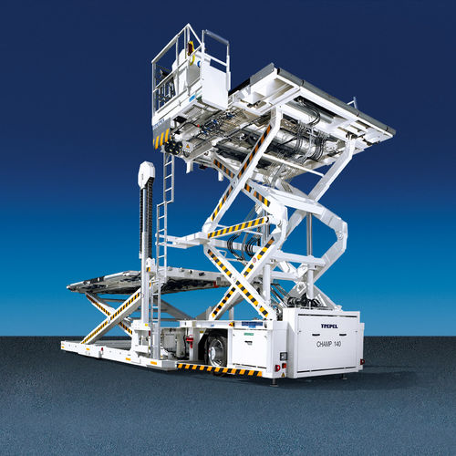 剪叉式升降装卸机 - CHAMP 140 - TREPEL AIRPORT EQUIPMENT GMBH - 货运 / 柴油 / 电动