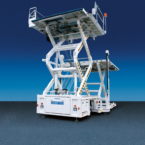 剪叉式升降装卸机 - CHAMP 70 series - TREPEL AIRPORT EQUIPMENT GMBH - 用于货物 / 柴油 / 电动