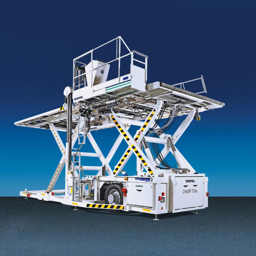 剪叉式升降装卸机 - CHAMP 70Se Neo - TREPEL AIRPORT EQUIPMENT GMBH - 用于货物 / 柴油 / 电动