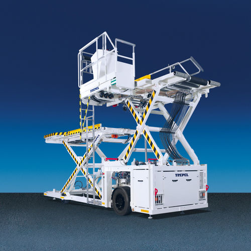 剪叉式升降装卸机 - CHAMP 35 - TREPEL AIRPORT EQUIPMENT GMBH - 用于货物 / 柴油 / 电动