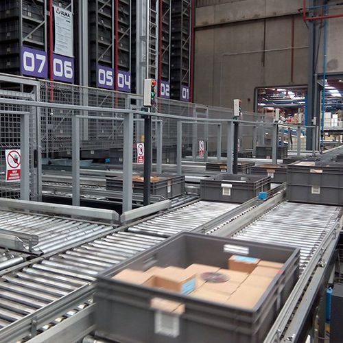 自动化缓冲区存储系统 - ULMA HANDLING SYSTEMS - 卧式 / 用于货物 / 机场