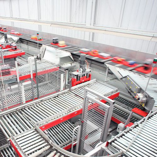 横向传输带分拣系统 - ULMA HANDLING SYSTEMS - 机场