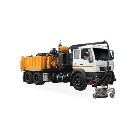 机场跑道清洁设备 - SK5500 - WATERBLASTING TECHNOLOGIES - 卡车安装式 / 表面清洁 / 橡胶胎印去除