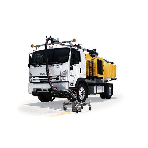 机场跑道清洁设备 - SK2000 - WATERBLASTING TECHNOLOGIES - 卡车安装式 / 表面清洁 / 橡胶胎印去除