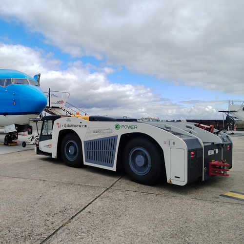 拖曳牵引车 - GT27D  - WEIHAI GUANGTAI AIRPORT EQUIPMENT CO., LTD - 飞机 / 电动 / 有杆