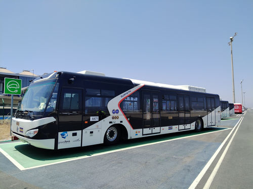 机场摆渡车 - GBD08D  - WEIHAI GUANGTAI AIRPORT EQUIPMENT CO., LTD - 51人以上 / 电动