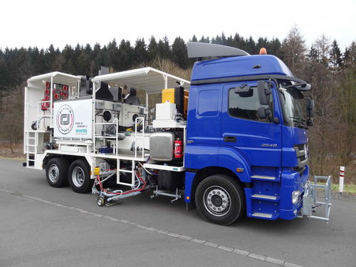 卡车安装式标线机 - WTE 3200 - Winter Markiertechnik GmbH - 用于热熔塑料 / 跑道