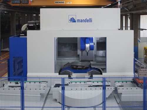 5轴加工中心 - Spark Ti 2600  - MANDELLI SISTEMI SPA - 卧式 / 用于航空工程