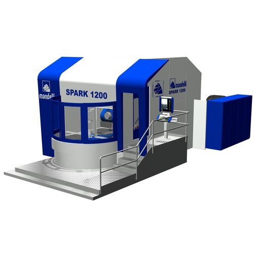 5轴加工中心 - SPARK X 1200 - MANDELLI SISTEMI SPA - 卧式 / 用于航空工程 / CNC数控