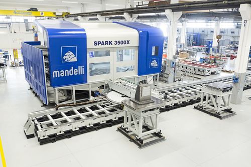 5轴加工中心 - SPARK X 3500 - MANDELLI SISTEMI SPA - 卧式 / 用于航空工程