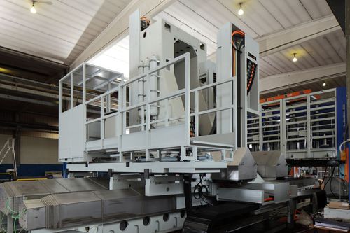 5轴加工中心 - RUMBLE 4000 - MANDELLI SISTEMI SPA - 卧式 / 用于航空工程 / CNC数控