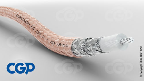 飞机航空电缆 - COAXTHERM® RG393U - CGP - Cables for Global Performance - 数据 / 同轴 / 铠装