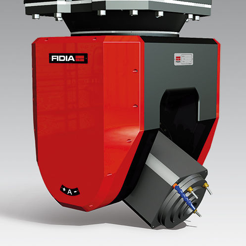双轴加工头 - M5 series - FIDIA SPA - 用于航空工业 / 冷铣削用