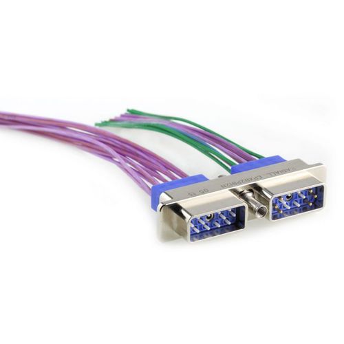 数据电连接器 - LUXCIS® 801 - RADIALL - 飞机 / ARINC / 光纤