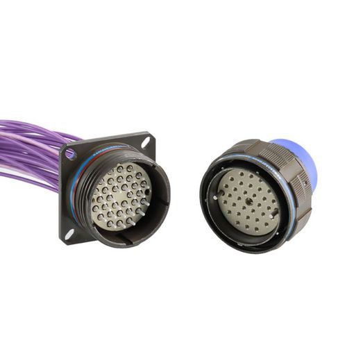 混合电连接器 - 38999 LUXCIS® 801 - RADIALL - 飞机 / ARINC / 光纤