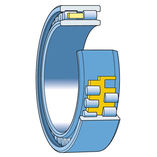 圆柱滚子飞机轴承 - SKF AEROSPACE - 双排 / 重载 / 用于高速运转