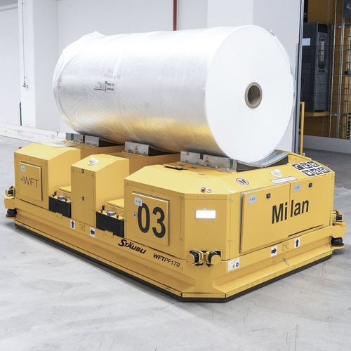 自动化升降式转运车 - PF series - STÄUBLI - AGV / 用于机场存储