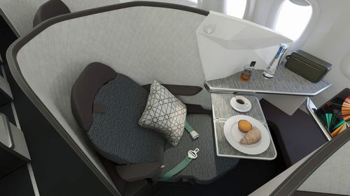 机舱座椅 - OPERA® ESSENTIAL - STELIA AEROSPACE - 商务舱 / 带扶手 / 带桌子