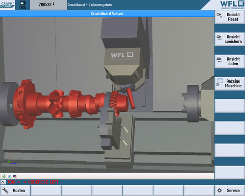 控制软件 - CrashGuard  - WFL MILLTURN TECHNOLOGIES GMBH & CO KG - 计算 / 用于航空工程 / 3D