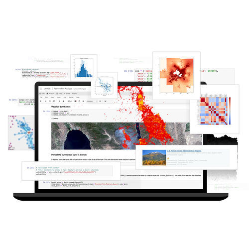 分析软件 - ArcGIS Notebooks - ENVIRONMENTAL SYSTEMS RESEARCH INSTITUTE, INC. - 用于航空工程 / 3D / 2D