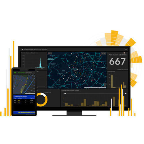 染色体图谱绘制软件 - ArcGIS Dashboards - ENVIRONMENTAL SYSTEMS RESEARCH INSTITUTE, INC. - 监控 / 数据分析 / 实时