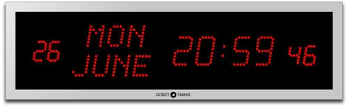 机场时钟 - LEDICA® ALPHA REVERSO 7.M.S - GORGY TIMING - 数字 / 石英