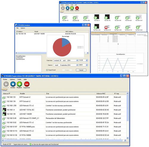 管理软件 - GTNetworkManager2 - GORGY TIMING - 用于航空工程