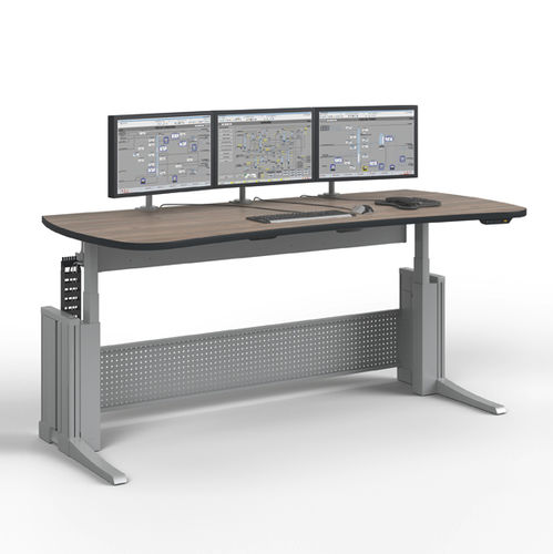 多座位空中交通管制台 - Elicon VC - KNURR TECHNICAL FURNITURE GMBH - 直线型 / 无存储 / 高度可调节