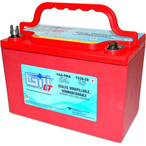 飞机电池 - 7035-28 - Gill Electric Company - VRLA / 12V