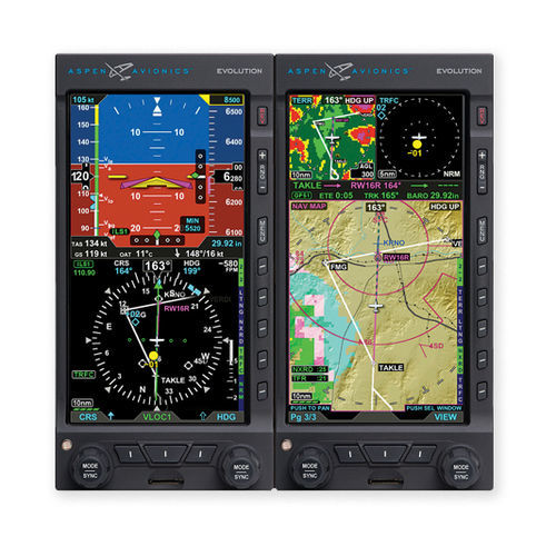 飞机PFD - EVOLUTION 1500 - Aspen Avionics, Inc. - 液晶 / LED式 / 28V