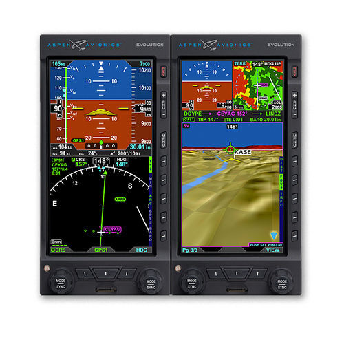 直升机PFD - EVOLUTION 1500C3 - Aspen Avionics, Inc.