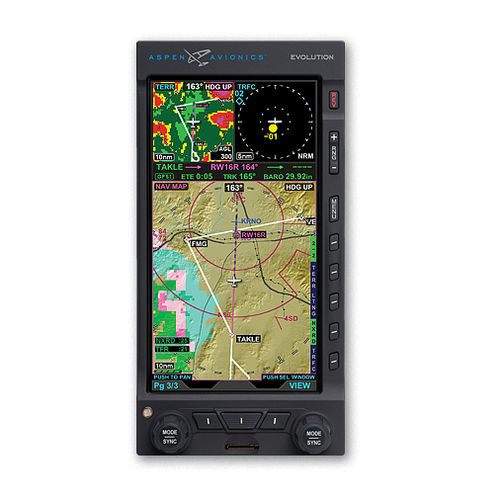 飞机MFD - EVOLUTION 500   - Aspen Avionics, Inc. - PFD / 用于座舱设备