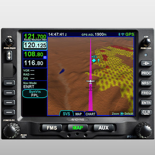 GPSNAV/COM - IFD540 - Avidyne - 面板式 / 飞机 / 直升机
